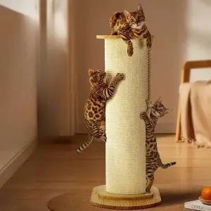 스크래쳐 미묘 고양이수직스크래쳐 고양이 당근 원목 스크레쳐