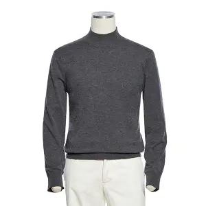 [롯데백화점]레노마 F/W 신축성좋고 착용감 좋은 가을 겨울 남자 다크그레이 반폴라티 RQHPKT52A