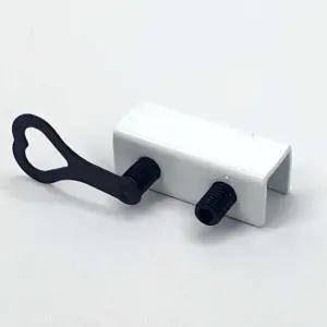 스크래치방지패드 부엌미닫이문위치고정장치 상가유리문고정스토퍼 화이트 중