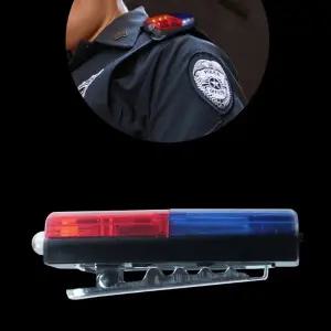 어깨경광등 고휘도 LED 충전식 적색 청색 점멸 미니 무선 경광봉 경광등 램프