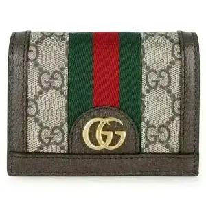 디몬트 구찌 여성 오피디아 GG 카드 반지갑(베이지) 523155 96IWG 8745