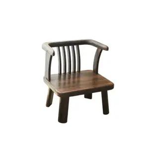 낮은 의자 등받이 어르신 키작은 원목 스툴 다도