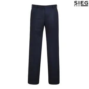 [하프클럽/신원아울렛]네이비 모직 정장 팬츠 PFPAI2221 H