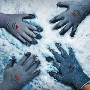 (10개) 3M 컴포트그립 오리지널 겨울용 기모 방한장갑 M/보온/일장갑/상하차/택배/작업/장갑/작업용/안전