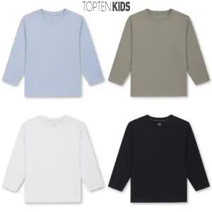 [탑텐키즈](의정부점)26년 FW 공용) 에센셜 헤비코튼 오버핏 긴팔티MKG5TS3904