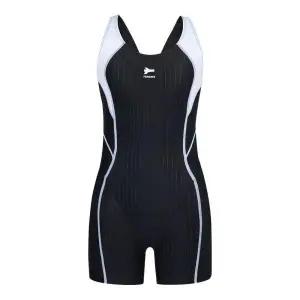 [롯데백화점]레노마 여아동 배색 X백 4부 반신 수영복 GS2F861