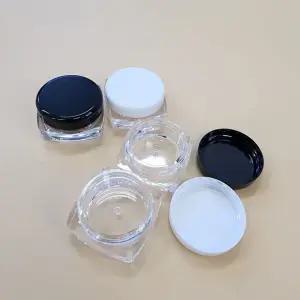 프리미엄 소분 미니 화장품 여행용 사각 5g 휴대용 로션 공병 쇼핑추천 투명 핸드크림 리필 용기 샘플 크림