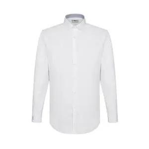 [롯데백화점]닥스 (25FW신상)폴리혼방 슬림핏긴팔셔츠 화이트-DLA3SHDL302A1-SY(사은품증정)