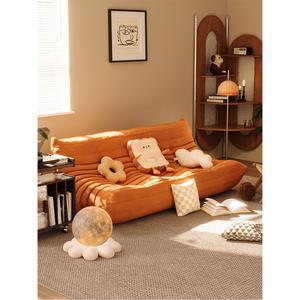 대형 좌식 토고 의자 원룸 3인용 쇼파 소파 쿠션 거실 스웨이드 체어