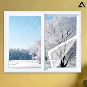 창문 방풍비닐 EVA 외풍차단 창틀 바람막이 보온 방한 방풍막 대형 비닐