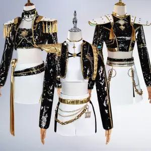 데비스 KPOP 데몬헌터스 코스프레 할로윈 사자보이즈 케이팝 코스튬 루미 진우 코스프레