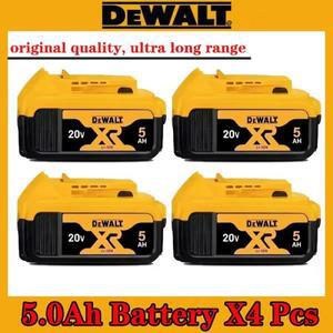 100%  Dewalt 20V 배터리 2AH 5AH 6AH 충전 리튬 DCB200 전동공구 교체 배터리