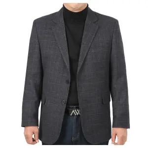 남자 겨울 캐주얼 체크 울론 콤비자켓 AR-COW-JPM-100