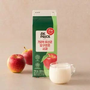 5K프라이스 750억 유산균 요구르트 750ml 사과