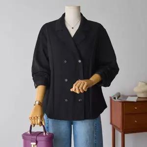 (안나앤플러스) A. 앨빈 자켓 블라우스[셔츠D0709I02] 빅사이즈