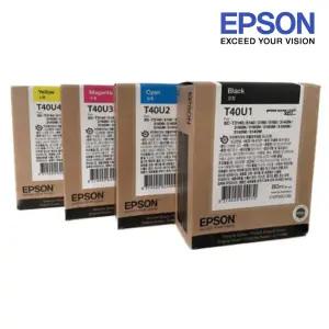 엡손정품잉크 T40U1 T40U2 T40U3 T40U4 4색 세트 / SC-T5140  SC-T3140N  SC-T3140 용