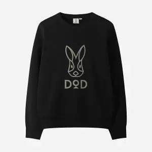 [DOD][디오디 공식]유니) 에센셜 로고 맨투맨(BLACK)