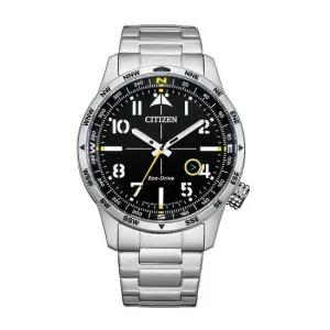 시티즌 BM7550-87E 에코드라이브 에비에이터 남성 메탈시계