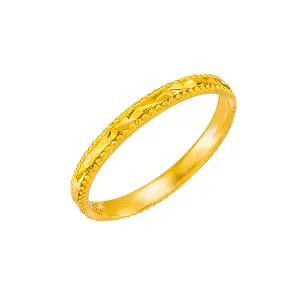 대한민국금거래소 밀그레인 컷팅 24K 순금 반지 1.875g 여자 데일리 선물 금반지