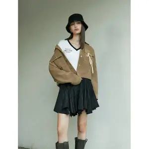 [에고이스트](대전신세계)카라배색 페이크레더 자켓 (ER4TZ900)