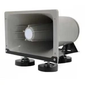 메가폰 화이트 마이크 잭 야외 옥외 차량용확 홍보