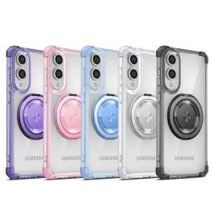 [테일즈몰]갤럭시S21울트라 케이스/G998 컬러핏 스핀링 맥세이프 투명케이스