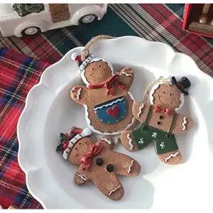 [제이빌라]빈티지 쿠키 오너먼트  진저브레드 크리스마스 트리 장식 행잉 소품