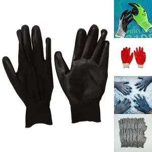 SJ-PU-PALM 코팅장갑 M 흑색 10EA/장갑/슈퍼/그립/코팅/완전/손끝/세이프티/손가락/PU/완/손바닥/수입/안전