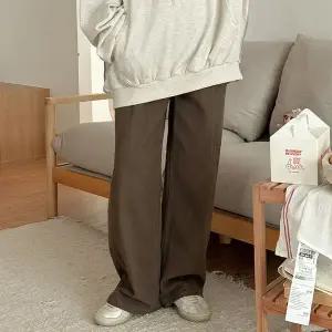 [공구우먼] [3가지기장] 네르빈 밴딩 와이드 코튼 핀턱 팬츠 83679 빅사이즈 여성의류