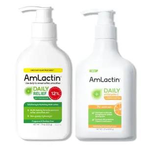 엠락틴 데일리 릴리프 12% / 비타민 7% 225g 1+1 락틱애씨드 각질제거 보습 젖산로션 닭살 amlactin