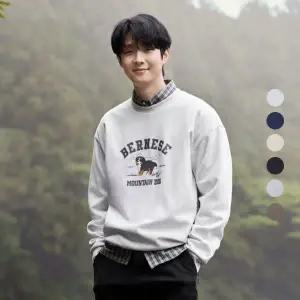 [롯데백화점]프로젝트엠 남여공용 세미오버핏 그래픽 맨투맨 EPF3TR3950