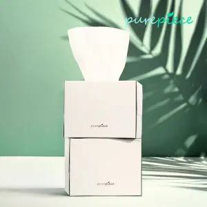 먼지없는 퓨어피스 미니각티슈 230매 12개입 천연펄프 미용티슈