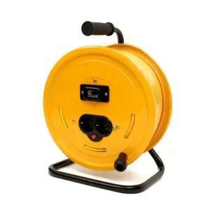 (30m) 누전 차단형 전기 릴선 2.5SQx3C/작업/공사장/캠핑/연장선/차단/아웃도어/여행/과부하/화재/방지