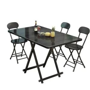 4인식탁세트 접이식 폴딩 포차테이블 카페 식탁 식당
