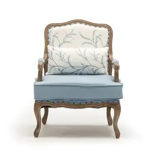 북유럽 빈티지 1인용 카페 엔틱쇼파 윙체어 패브릭