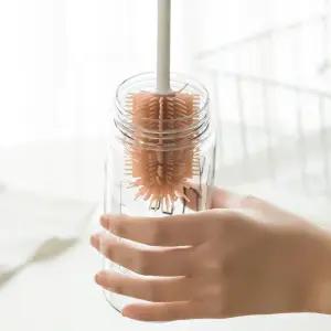 [아우트]실리콘 젖병솔 물병 브러쉬 다용도세척솔