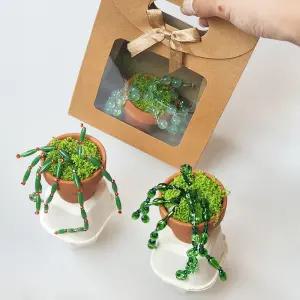 땡큐베리메르시 비즈식물만들기 미니화분 플랜트 DIY 키트 비즈공예재료 세트