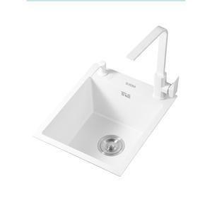 화이트주방 싱크대 사각 싱크볼 소형 카운터 유럽 세라믹싱크볼 손빨래 미니싱크대 46x28