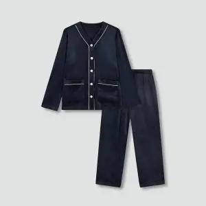 [JAJU](강남점)(이월) JAJU 여 밍크 플리스 브이넥 파자마 세트 J214401008