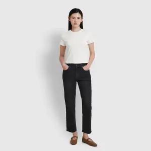 [JAJU](강남점)25F/W 여 스트레이트 크롭 데님 팬츠 J125401007