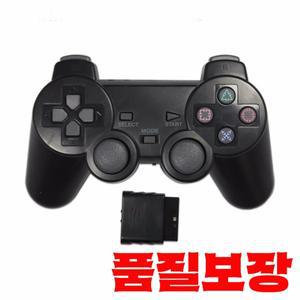 sony 호환 PS2 무선 게임 패드 용 투명 컬러 컨트롤러 Playstation 2.4GHz 진동 제어