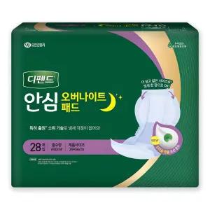 (1+1) 디펜드 남녀공용 안심 오버나이트 패드 성인기저귀, 28개입, 1개 2Set