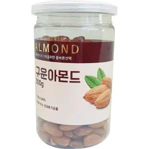 구운 아몬드 300g/영양 간식 견과 가정용 간식용 통 너츠 견과류 볶음 너트 넛츠