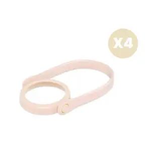 그로미미 젖병 빨대컵 텀블러 핸드  핑크 4개