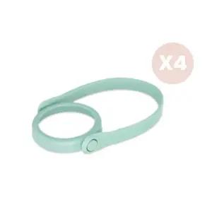 그로미미 젖병 빨대컵 텀블러 핸드  그린 4개