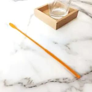 실리콘 빨대 솔 위생 스텐빨대컵 아기빨대컵 아기빨대솔 젖병빨대솔 텀블러빨대솔