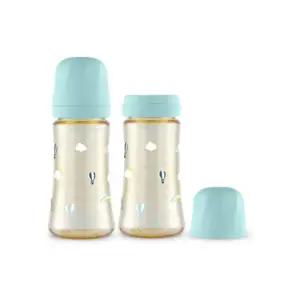 그로미미 아기 젖병 분유 수유 트윈팩 블루 300ml