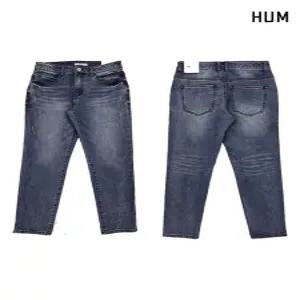 [HUM][본사][HUM]남)워싱 테이퍼드 극세사 기모데님(FHNWDPT104M)