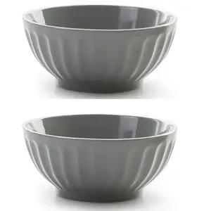 프렐류드 멜팅 대접 국그릇 신혼 식기 그레이 2개 BNS