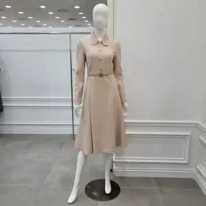 [미니멈]카라넥 버튼 플레어 원피스 (MXDAWO0150 MB3)_IC